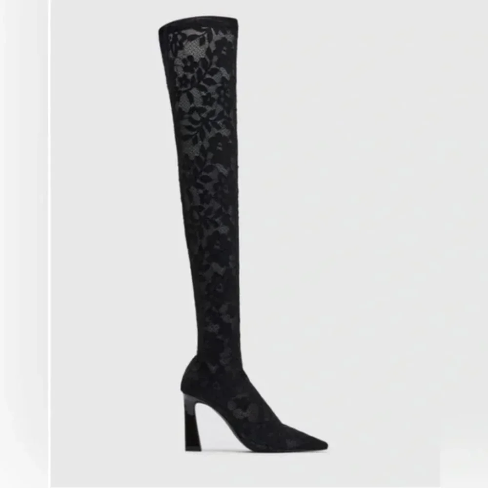 NWOB Steve Madden Serene Lace Over The Knee Boots